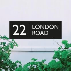 Rectangle Iron House Name Sign 10 Rectangle Iron House Name Sign -House Sign Discount Store contemporary rectangle sign v2 bcmw 1