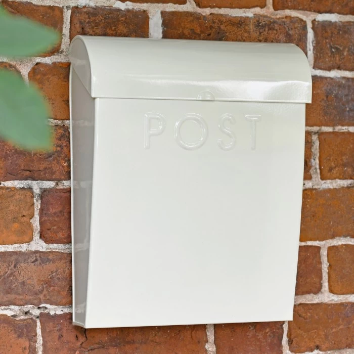 “Alpine Peaks” Cream Contemporary Post Box 14 “Alpine Peaks” Cream Contemporary Post Box - Image 12