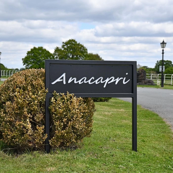 Standing Iron House Name Sign 7 Standing Iron House Name Sign - Image 5
