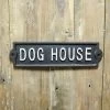 "Dog House" Cast Iron Sign -House Sign Discount Store dog house cast iron sign