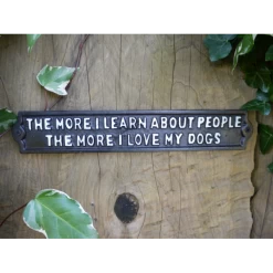 "I Love My Dogs" Sign