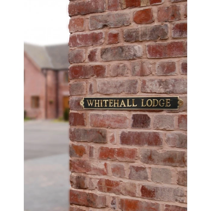 The "Warrington’ Modern Brass House Sign 3 The "Warrington’ Modern Brass House Sign