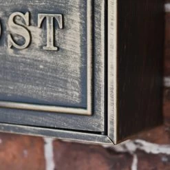 Antique "Oxford Rose" Wall Mounted Post Box 14 Antique "Oxford Rose" Wall Mounted Post Box -House Sign Discount Store dsc 1288 copy