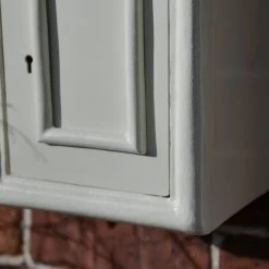 Traditional Cream & Gold Mounted Post Box -House Sign Discount Store dsc 3739