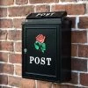 "Oxford Rose" Wall Mounted Post Box -House Sign Discount Store dsc 6188 1