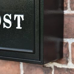 Black & Green "Oxford" Tractor Wall Mounted Post Box 15 Black & Green "Oxford" Tractor Wall Mounted Post Box -House Sign Discount Store dsc 7179