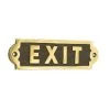 Solid Brass - Exit Sign 1 Solid Brass - Exit Sign -House Sign Discount Store exitlarge 2