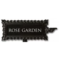 “Millington” Directional Cast Aluminium Sign -House Sign Discount Store finger sign rose garden edit 1