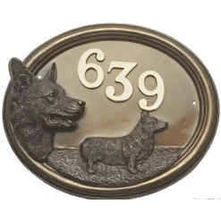 "Franklin" Corgi Dog House Plaque -House Sign Discount Store franklin corgi dog house plaque