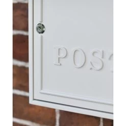 French Cream "Oxford" Wall Mounted Post Box With Lock 18 French Cream "Oxford" Wall Mounted Post Box With Lock -House Sign Discount Store french cream oxford wall mounted post box 1