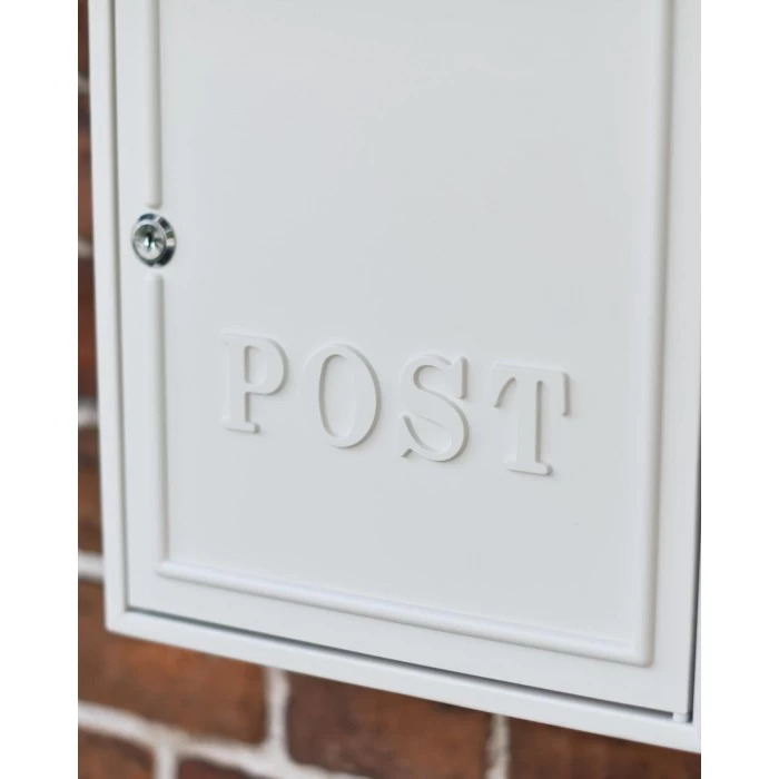 French Cream "Oxford" Wall Mounted Post Box With Lock 7 French Cream "Oxford" Wall Mounted Post Box With Lock - Image 5