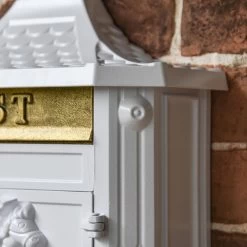 “Frostine" White Huntington Wall Mounted Post Box 8 “Frostine" White Huntington Wall Mounted Post Box -House Sign Discount Store frostine white huntington wall mounted post box 7