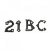 1 ¾ Inch Iron Gothic Letters & Numerals 2 1 ¾ Inch Iron Gothic Letters & Numerals -House Sign Discount Store gothic kp letters 2