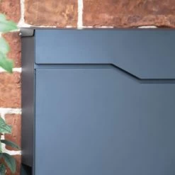 Granite Grey "Staggered" Wall Mounted Post Box & Newspaper Holder 12 Granite Grey "Staggered" Wall Mounted Post Box & Newspaper Holder -House Sign Discount Store granite grey staggered wall mounted post box newspaper holder 6