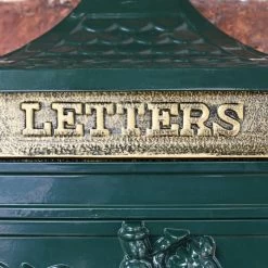 Green "Odell" Wall Mounted Post Box 13 Green "Odell" Wall Mounted Post Box -House Sign Discount Store green odell wall mounted post box 3 1