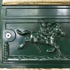 Green "Odell" Wall Mounted Post Box 16 Green "Odell" Wall Mounted Post Box -House Sign Discount Store green odell wall mounted post box 5 1