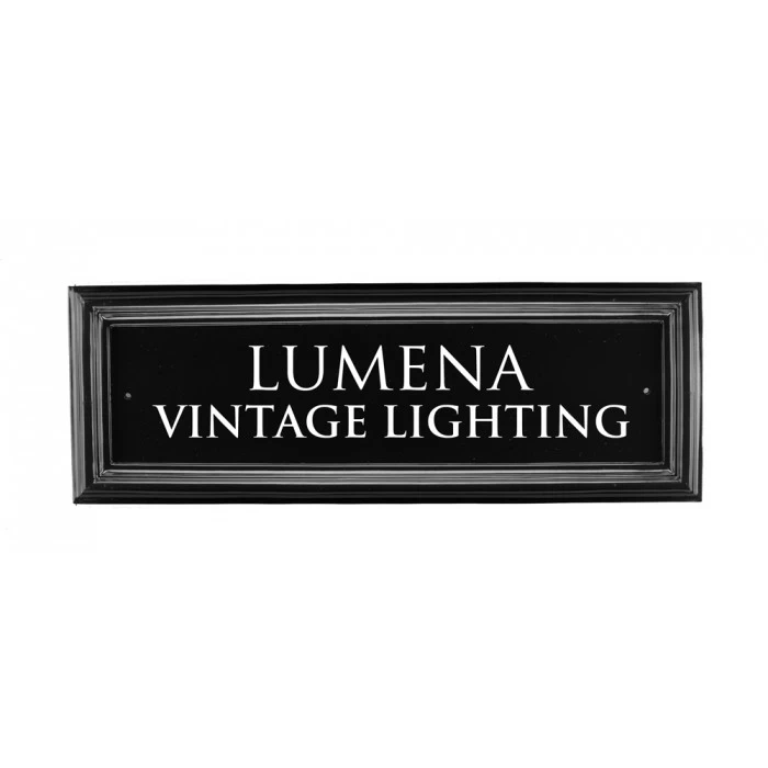 Black Rectangular House Name Signs - Image 2