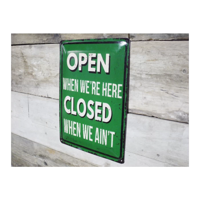 Green "Open" Shop Sign 4 Green "Open" Shop Sign - Image 2