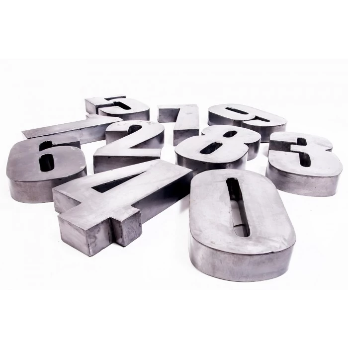 “Bigger And Bolder” 12” Fabricated Steel Numbers 4 “Bigger And Bolder” 12” Fabricated Steel Numbers - Image 2