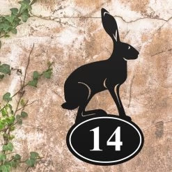Hare Iron House Number Sign 9 Hare Iron House Number Sign -House Sign Discount Store hare house number sign 3