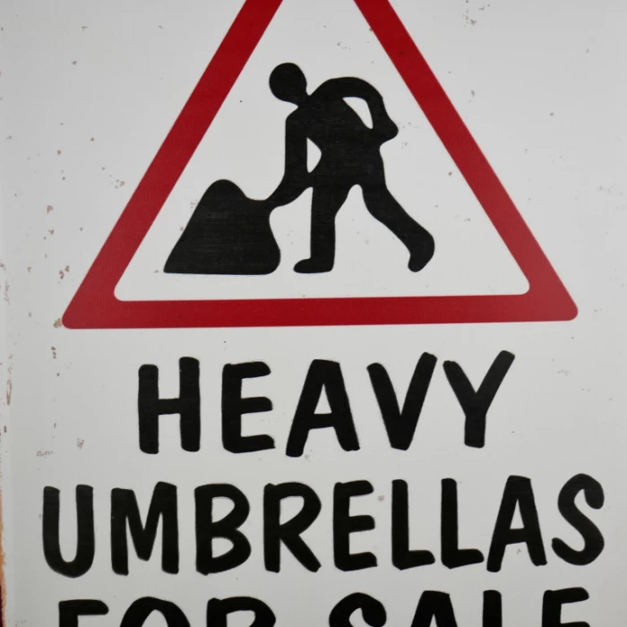 "Heavy Umbrellas For Sale" Sign 4 "Heavy Umbrellas For Sale" Sign - Image 2