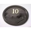 House Number - Bronze Finish - Greyhound - House Sign -House Sign Discount Store house number bronze finish greyhound house sign 1