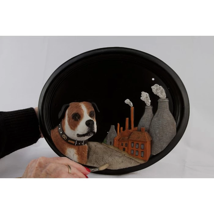 House Sign - Hand Painted - Staffordshire Bull Terrier