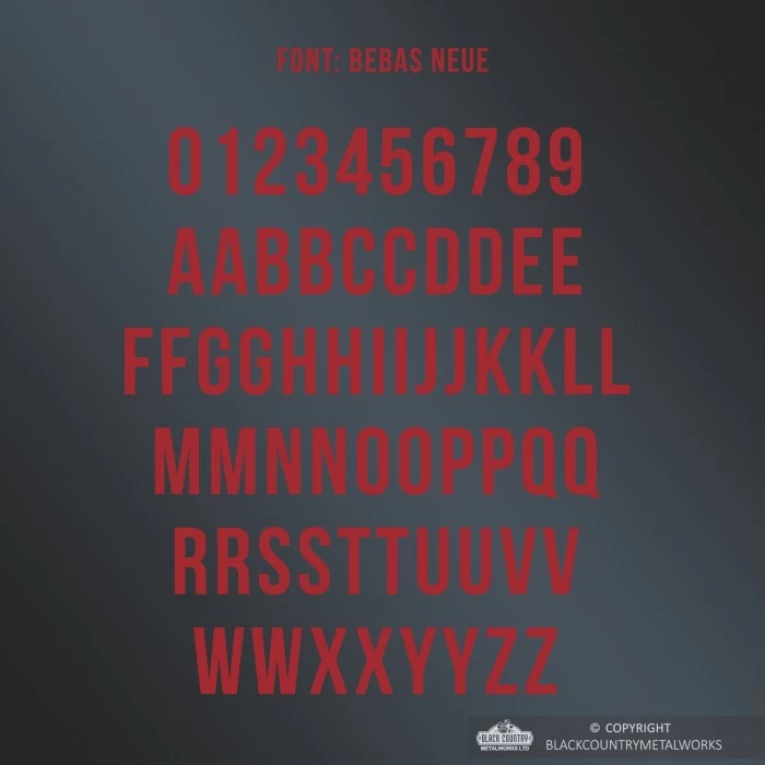 Signal Red "Albert" House Sign 5 Signal Red "Albert" House Sign - Image 3