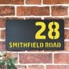 Zinc Yellow "Smithfield" House Sign -House Sign Discount Store house sign yellow ral 1018 1 2