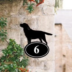 Labrador Iron House Number Sign -House Sign Discount Store labrador iron house number sign 2