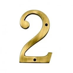 6" Numbers - Heavy Antique Big ’’N’’ Bold -House Sign Discount Store large antique 2