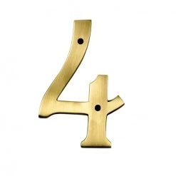 6" Numbers - Heavy Antique Big ’’N’’ Bold -House Sign Discount Store large antique 4