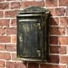 “Dusted Treasures” Antique Bronze Wall Mounted Post Box -House Sign Discount Store lb1002 dusted treasures antique bronze wall mounted post box