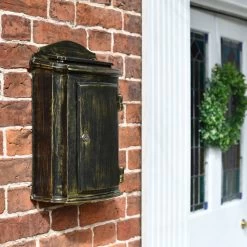 “Dusted Treasures” Antique Bronze Wall Mounted Post Box -House Sign Discount Store lb1002 wall mounted letterbox antique finish lockable