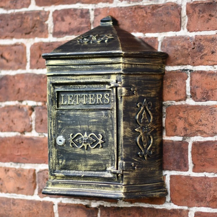 Bantock Post Box In Antique Bronze