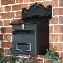 Black Goldhay Secure Post And Parcel Box