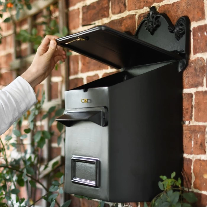 Black Goldhay Secure Post And Parcel Box - Image 2
