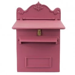 "Watermelon" Goldhay Secure Post And Parcel Box -House Sign Discount Store lb1018 cherry