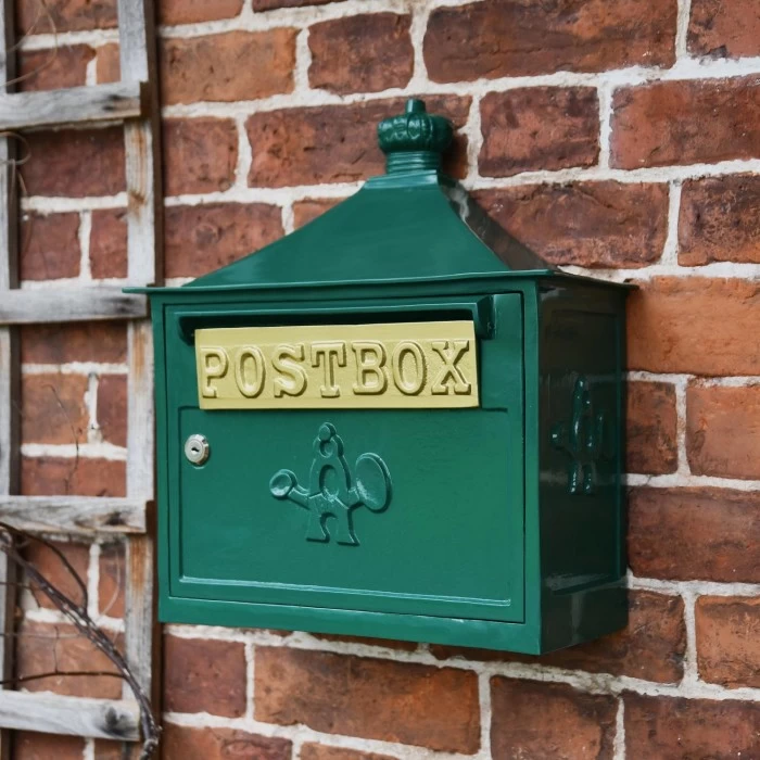 Green "The Suffolk" Post Or Parcel Box 3 Green "The Suffolk" Post Or Parcel Box