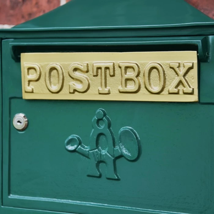 Green "The Suffolk" Post Or Parcel Box 4 Green "The Suffolk" Post Or Parcel Box - Image 2