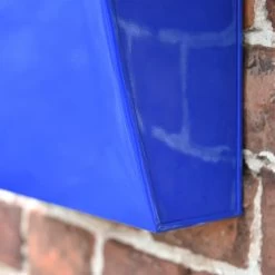 “Sapphire Lagoon” Dark Blue Contemporary Post Box With Lock -House Sign Discount Store lb1153.lock .db 4