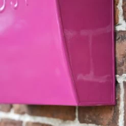 “Persian Summer” Bright Pink Contemporary Post Box With Lock 15 “Persian Summer” Bright Pink Contemporary Post Box With Lock -House Sign Discount Store lb1153.lock 3