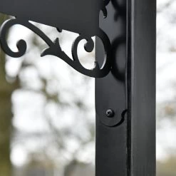 Liver Bird Wall Iron Bracketed House Name Sign - Slim Bracket -House Sign Discount Store liverbird wall mounted doubel sided sign 5 1