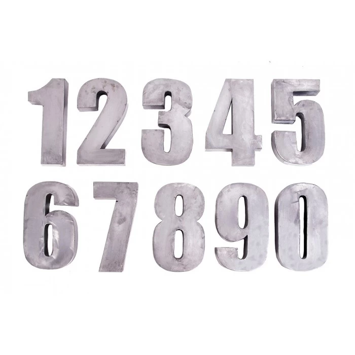 “Bigger And Bolder” 12” Fabricated Steel Numbers 3 “Bigger And Bolder” 12” Fabricated Steel Numbers