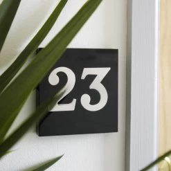 Acrylic Modern House Number Signs