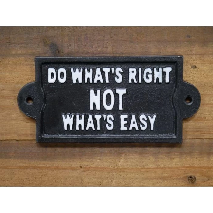 Philosophical Iron Sign In Black 3 Philosophical Iron Sign In Black