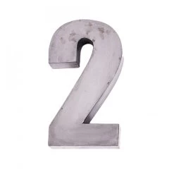“Bigger And Bolder” 12” Fabricated Steel Numbers 20 “Bigger And Bolder” 12” Fabricated Steel Numbers -House Sign Discount Store na250 na259 12inch big bold 2