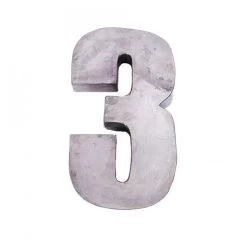 “Bigger And Bolder” 12” Fabricated Steel Numbers 21 “Bigger And Bolder” 12” Fabricated Steel Numbers -House Sign Discount Store na250 na259 12inch big bold 3