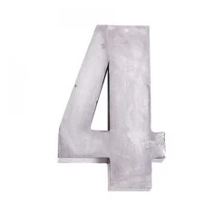 “Bigger And Bolder” 12” Fabricated Steel Numbers 22 “Bigger And Bolder” 12” Fabricated Steel Numbers -House Sign Discount Store na250 na259 12inch big bold 4