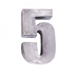 “Bigger And Bolder” 12” Fabricated Steel Numbers 23 “Bigger And Bolder” 12” Fabricated Steel Numbers -House Sign Discount Store na250 na259 12inch big bold 5